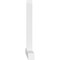 Ekena Millwork Portland Architectural Grade PVC Gable Bracket, 96"W x 60"H x 6"D x 6"F, 15/12 Pitch GBP096X60X0606POR00 - alternate 2